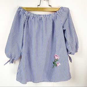 Speed Limit Girls Shirt Size 10/12 Striped